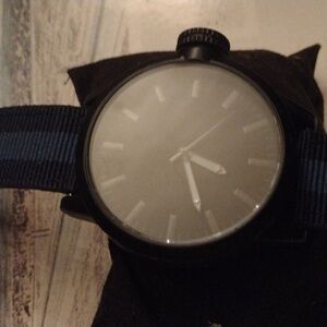2 for $20☺️Large Face Men's Black Dial Watch